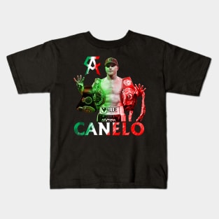 boxing king Canelo Alvarez the winner Kids T-Shirt